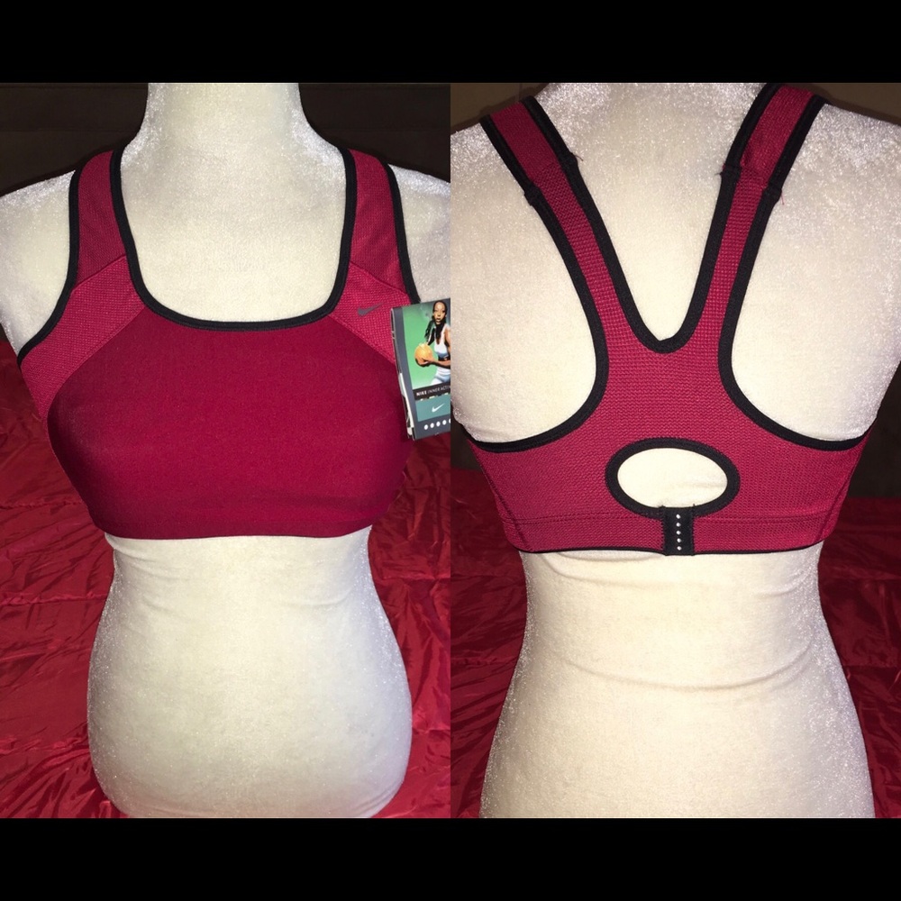 Nike dri-fit Red sports bra vented